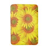 Sonnenblumen Badematte (Vorderseite Vertikal)
