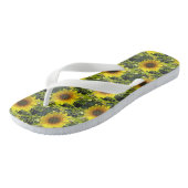 Sonnenblumen Badesandalen (Schrägansicht)