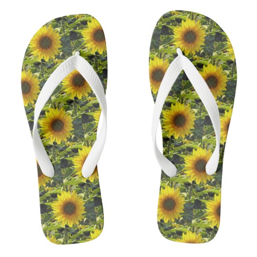 Sonnenblumen Badesandalen (Fußbett)