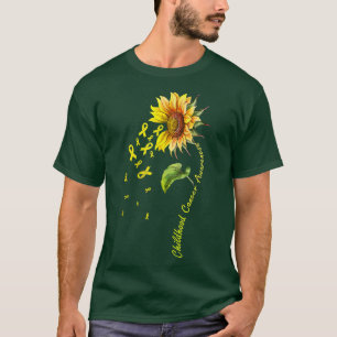 Sonnenblumen-Band unterstützen Kinderkrebsvoraussc T-Shirt