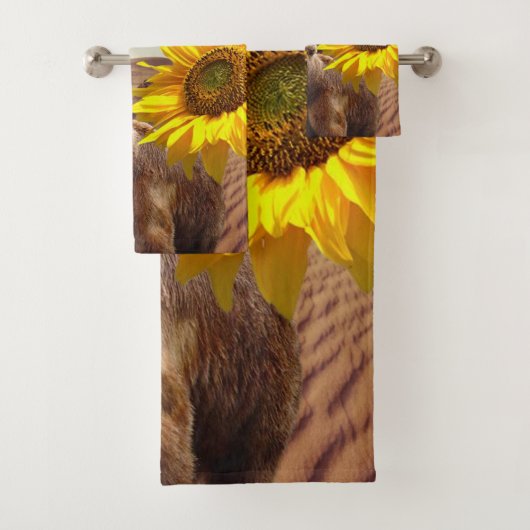 Sonnenblumen Bär Badehandtuch Sets (Insitu)