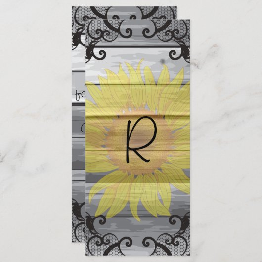 Sonnenblumen Barn Wood Collection Programm Rack Ca (Vorne/Hinten)