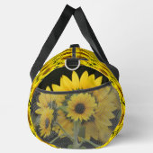 Sonnenblumen Baumkruste. BG Color Black Duffle Bag (Rechts)