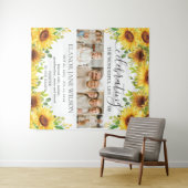 Sonnenblumen Beerdigung Gedenkstätte 7 Fotos Colla Wandteppich (Beispiel (Horizontal))