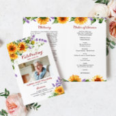 Sonnenblumen-Beerdigungsprogramm | Dienstordnung