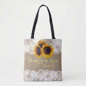 Sonnenblumen begraben Hochzeitsmutter Tasche (Vorderseite)