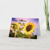 Sonnenblumen bei RHS Wisley, UK Karte (Vorderseite)