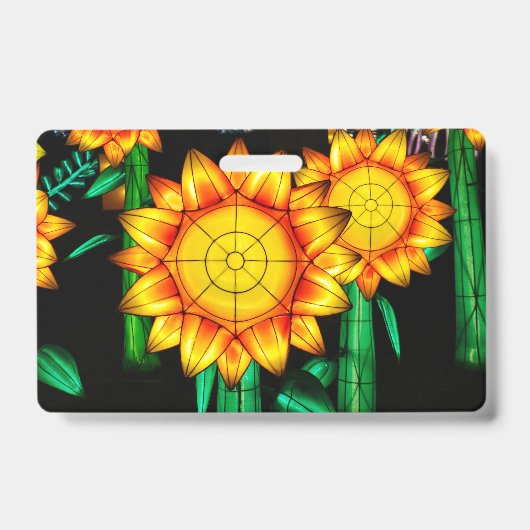 Sonnenblumen bei Sonnenflare Ausweis (Vorderseite)
