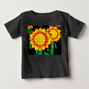 Sonnenblumen bei Sonnenflare Baby T-shirt