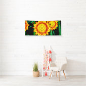 Sonnenblumen bei Sonnenflare Banner (Insitu)