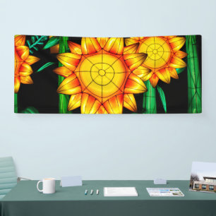 Sonnenblumen bei Sonnenflare Banner