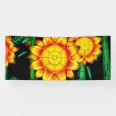 Sonnenblumen bei Sonnenflare Banner (Horizontal)