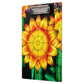 Sonnenblumen bei Sonnenflare  Klemmbrett (Links)