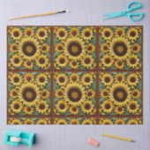 Sonnenblumen Beliebte schöne Sammlung Seidenpapier (Basteln)