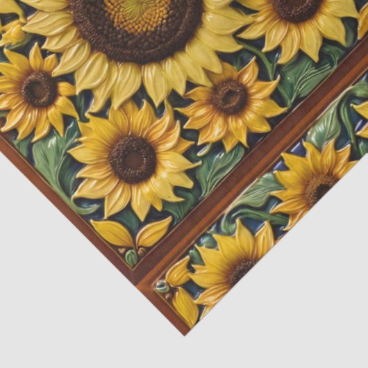 Sonnenblumen Beliebte schöne Sammlung Seidenpapier (Ausschnitt)