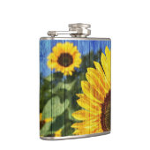 Sonnenblumen bemalt Zaun Flachmann (Rechts)