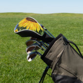 Sonnenblumen bemalt Zaun Golf Headcover (In SItu)