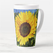 Sonnenblumen bemalt Zaun Milchtasse (Rechte Ecke)