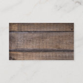 Sonnenblumen bemalt Zaun Visitenkarte (Rückseite)