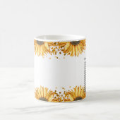 Sonnenblumen-Bibel-Notrufnummern, Bibelverse Kaffeetasse (Mittel)