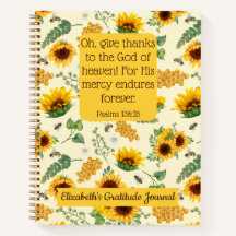 Sonnenblumen Bienen Custom Bible Verse Christliche