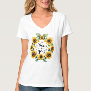 Sonnenblumen Bienen sind Sie Motivierend inspirier T-Shirt