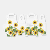 Sonnenblumen Bienen Vielen Dank Geschenkschachtel (Ungefaltet)