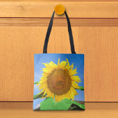 Sonnenblumen-Bild Nr. 2 Tragetasche Tasche
