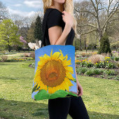Sonnenblumen-Bild Nr. 2 Tragetasche Tasche