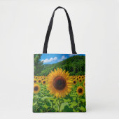 Sonnenblumen Bild Nr. 3 Tragetasche Tasche (Vorderseite)