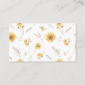 Sonnenblumen Bitte bringen Sie eine Rezept-Umschli Begleitkarte (Rückseite)