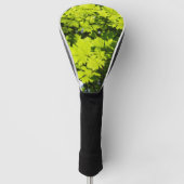 Sonnenblumen-Blätter im Wald Golf Headcover (Vorderseite)