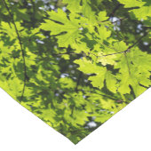 Sonnenblumen-Blätter im Wald Kurzer Tischläufer (Ecke)