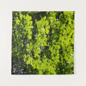 Sonnenblumen-Blätter im Wald Wandteppich (Vorderseite (Horizontal))