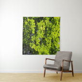 Sonnenblumen-Blätter im Wald Wandteppich (Beispiel (Horizontal))