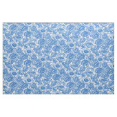 Sonnenblumen Blauer Toile Stoff (Fat Quarter (45,7 x 55,9 cm))