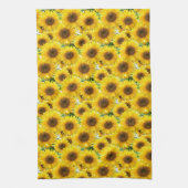 Sonnenblumen blühen geschirrtuch (Vertikal)