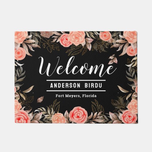 Sonnenblumen-Blume-Blume aus schwarzen Hummeln vor Fußmatte (Vorderseite)