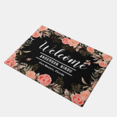 Sonnenblumen-Blume-Blume aus schwarzen Hummeln vor Fußmatte (Schrägansicht)