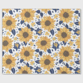 Sonnenblumen-Blume Geschenkpapier (Flach)