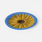 Sonnenblumen Blume Picknic Garden Party Pappteller (Schrägansicht)
