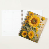 Sonnenblumen-Blumen-Spiral-Planer Botanisch Planer (Anzeige)