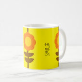Sonnenblumen-Blumen-Tasse Kaffeetasse (VorderseiteRechts)