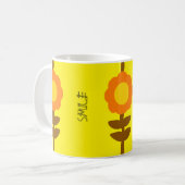 Sonnenblumen-Blumen-Tasse Kaffeetasse (Vorderseite Links)