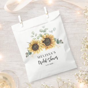 Sonnenblumen Blumenblume Skript-Brautparty Geschenktütchen