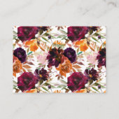 Sonnenblumen-Blumendusche Begleitkarte (Rückseite)