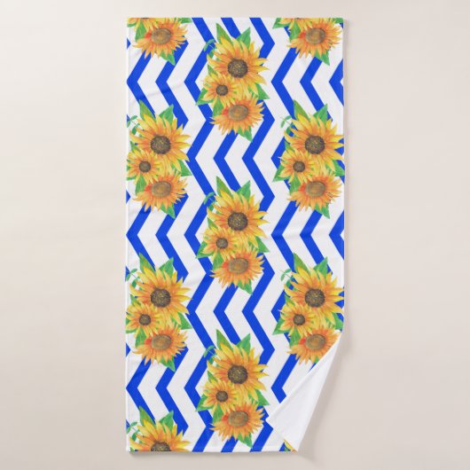Sonnenblumen Blumengarten Badehandtuch (Badehandtuch)