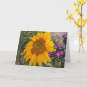 Sonnenblumen Blumengarten Blume Art-Hinweis Karte (Gelbe Blume)