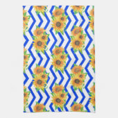 Sonnenblumen Blumengarten Geschirrtuch (Vertikal)