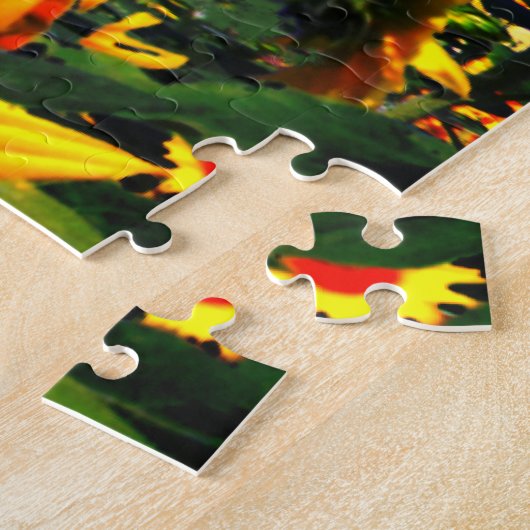 Sonnenblumen Blumengarten Jigsaw Puzzle (Seite)